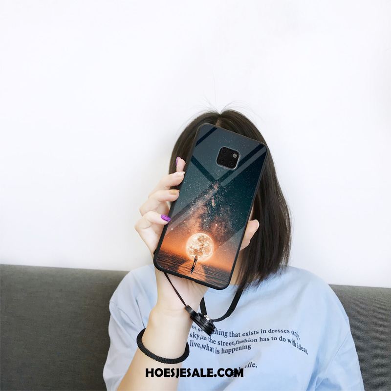 Huawei Mate 20 Rs Hoesje Bescherming All Inclusive Luxe Blauw Trend Korting