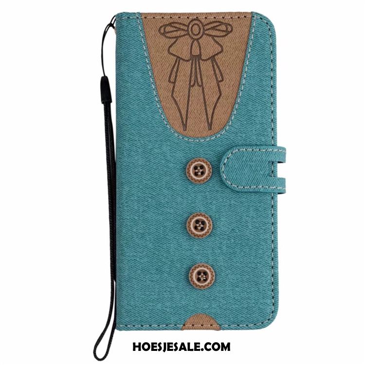 Huawei Mate 20 Rs Hoesje Mobiele Telefoon Leren Etui Folio Bescherming Blauw Korting