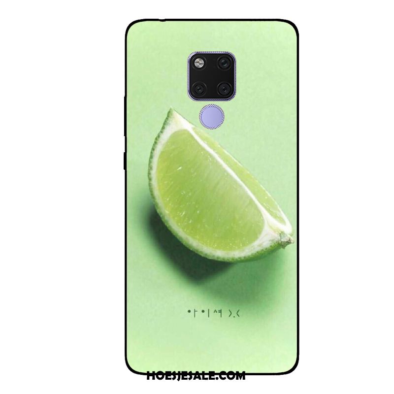 Huawei Mate 20 X Hoesje Bescherming Groen Schrobben Pas Hoes Online