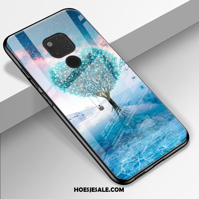 Huawei Mate 20 X Hoesje Mobiele Telefoon Bescherming Eenvoudige Hoes Bloemen Goedkoop