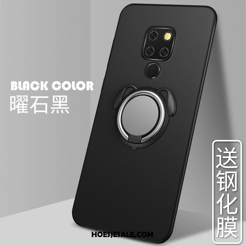 Huawei Mate 20 X Hoesje Trend Zwart Bescherming Hoes Nieuw Winkel