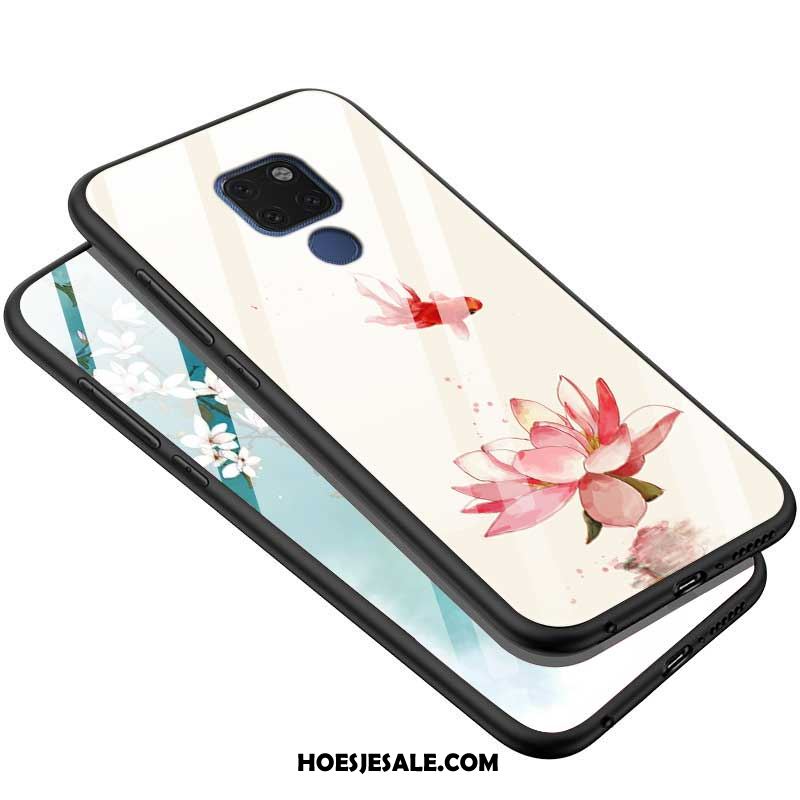 Huawei Mate 20 X Hoesje Wit Vers Gehard Glas Mobiele Telefoon Eenvoudige Kopen