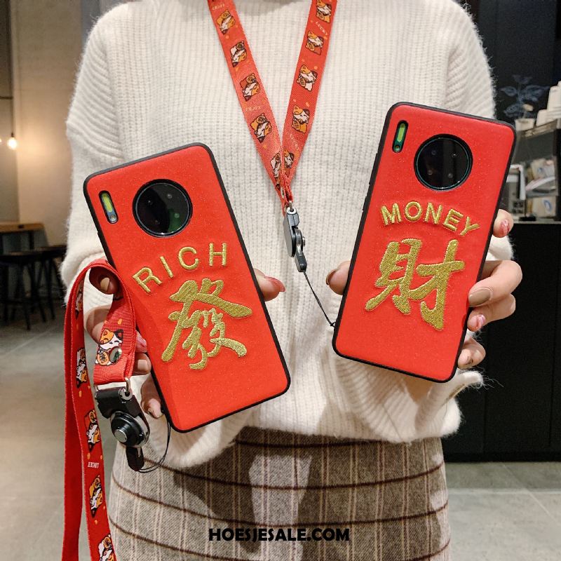Huawei Mate 30 Hoesje Nieuw Scheppend Net Red Rood Mobiele Telefoon Aanbiedingen