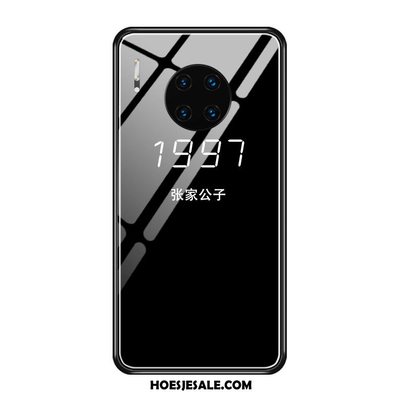 Huawei Mate 30 Hoesje Pas Mobiele Telefoon Glas Zwart Net Red Korting