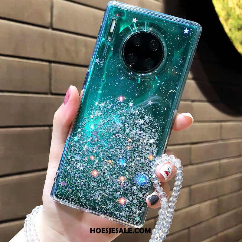 Huawei Mate 30 Pro Hoesje Groen Nieuw Zacht Roze Bescherming Kopen