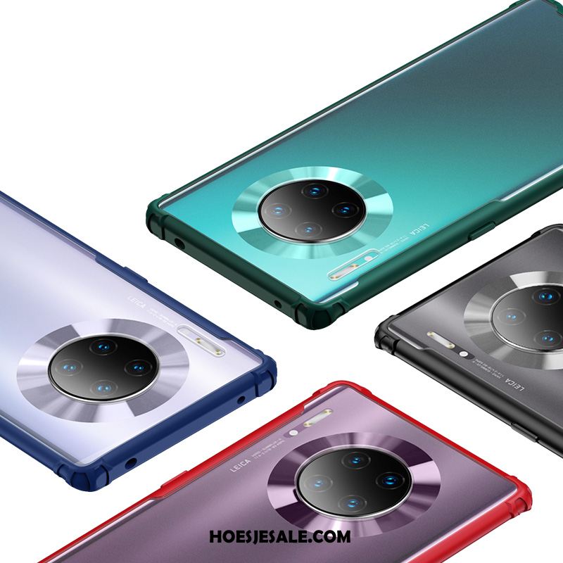 Huawei Mate 30 Pro Hoesje High End Doorzichtig Groen All Inclusive Zacht Online