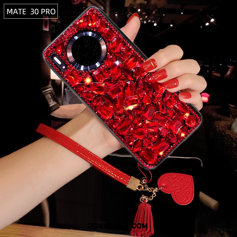 Huawei Mate 30 Pro Hoesje High End Mobiele Telefoon Trendy Merk Rood Bescherming Sale