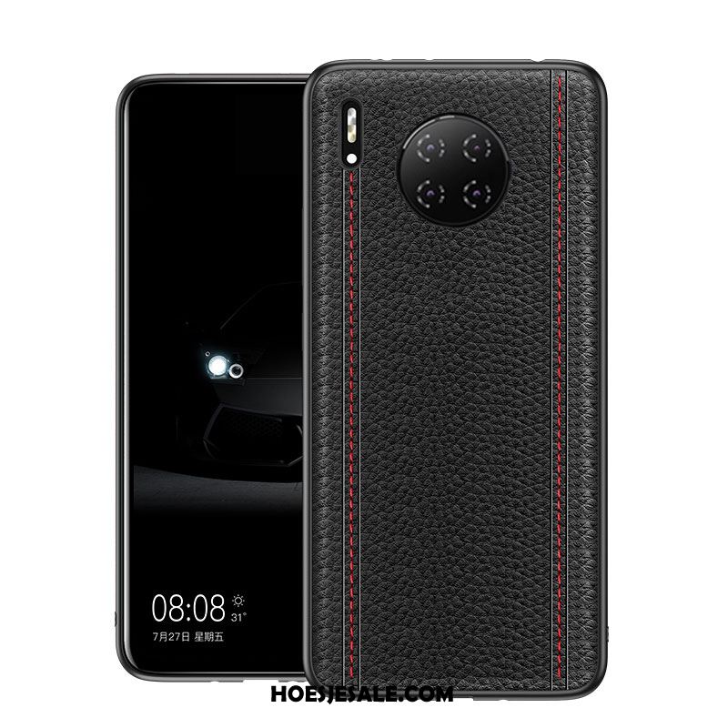 Huawei Mate 30 Pro Hoesje Hoes Mobiele Telefoon Echt Leer All Inclusive Anti-fall Goedkoop