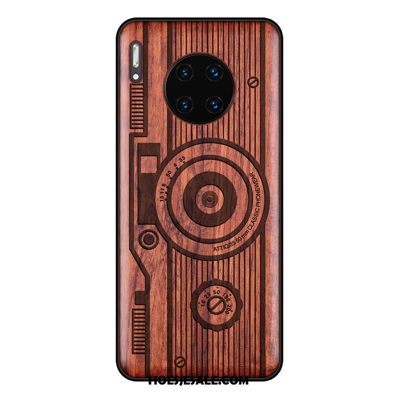 Huawei Mate 30 Pro Hoesje Hout Nieuw Original Reliëf Anti-fall Kopen