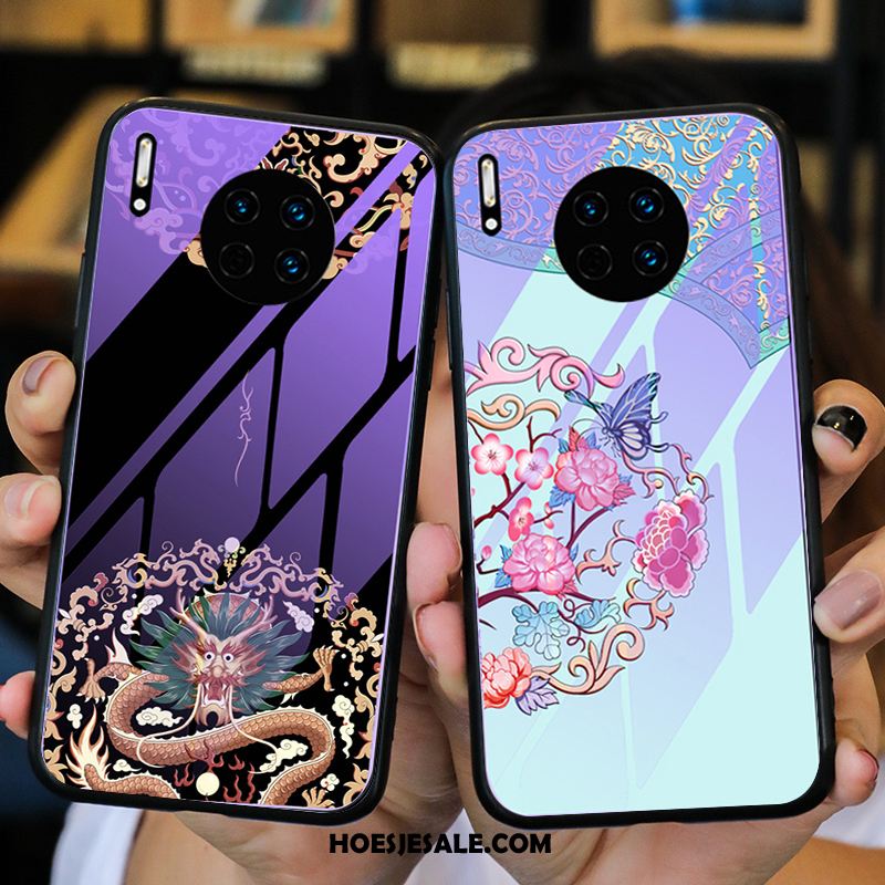 Huawei Mate 30 Pro Hoesje Lovers Hoes All Inclusive High End Purper Winkel