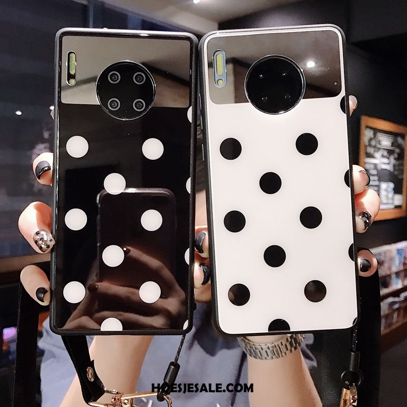 Huawei Mate 30 Pro Hoesje Mode Eenvoudige Zwart Nieuw Trend Goedkoop