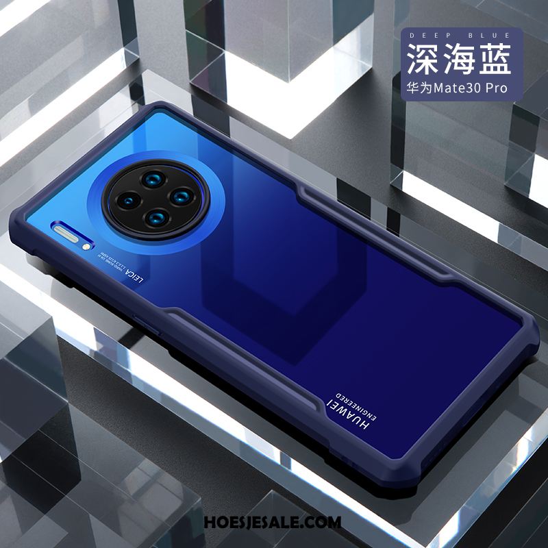 Huawei Mate 30 Pro Hoesje Siliconen All Inclusive Mobiele Telefoon Anti-fall Blauw Aanbiedingen