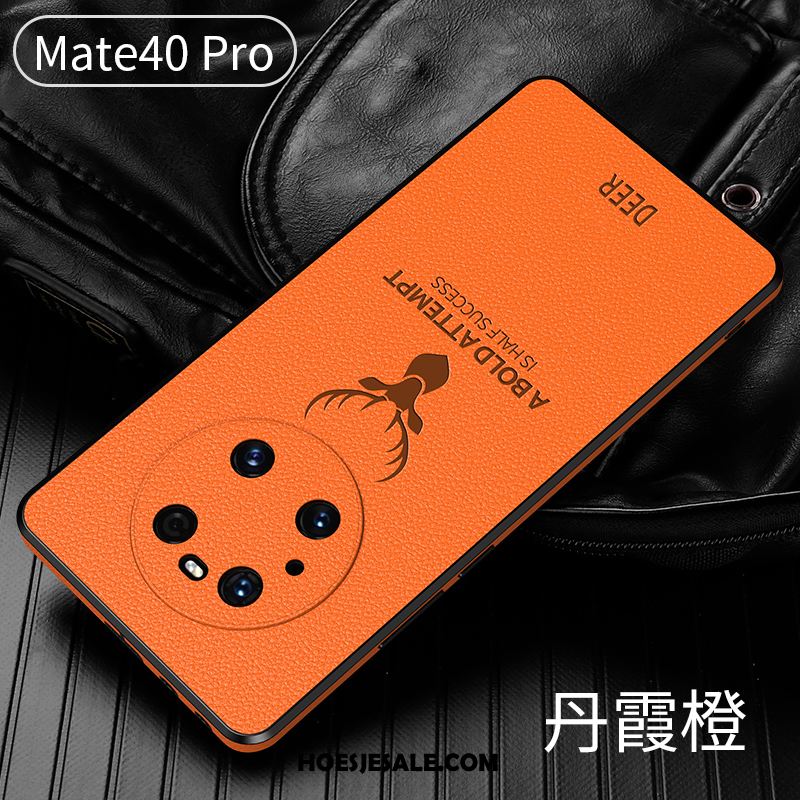 Huawei Mate 40 Pro Hoesje Bescherming Nieuw Oranje Anti-fall All Inclusive Korting