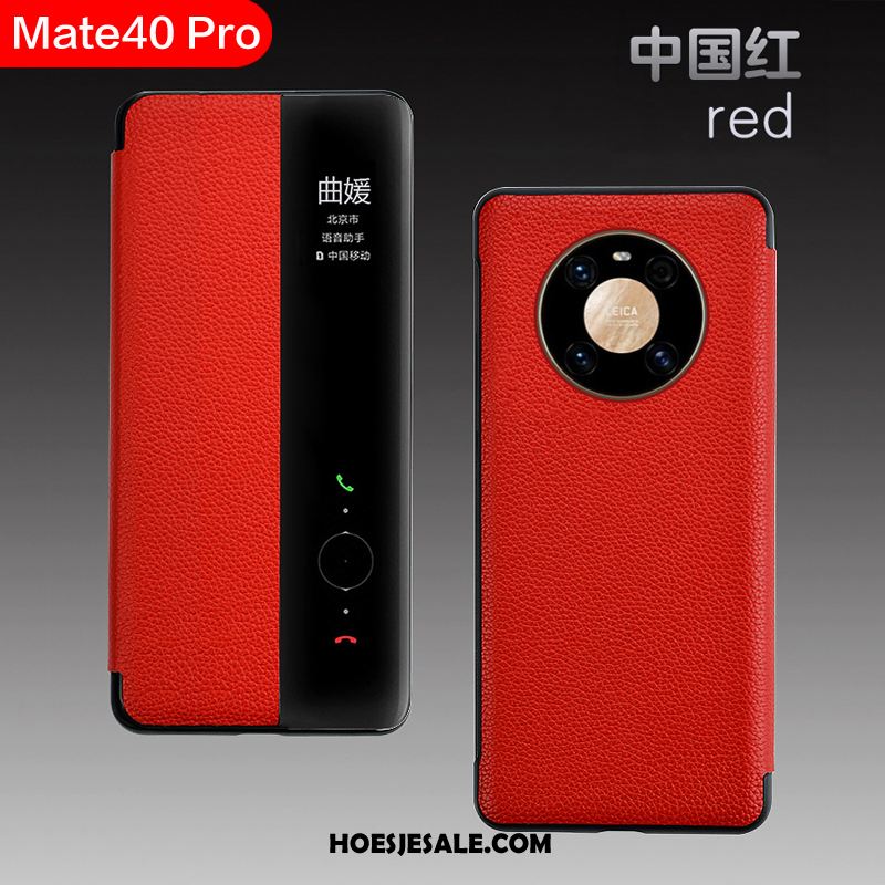 Huawei Mate 40 Pro Hoesje Mobiele Telefoon Kwaliteit Rood Bescherming Hoes Korting