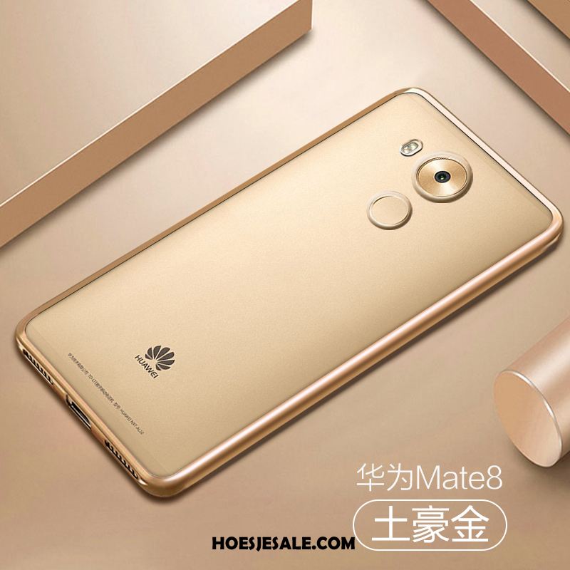Huawei Mate 8 Hoesje Anti-fall Doorzichtig All Inclusive Goud Mobiele Telefoon Sale