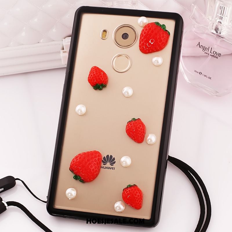 Huawei Mate 8 Hoesje Met Strass Bescherming Zwart Anti-fall Hanger Kopen