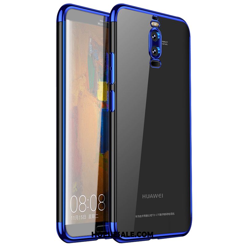 Huawei Mate 9 Pro Hoesje Bescherming All Inclusive Blauw Siliconen Hoes Goedkoop