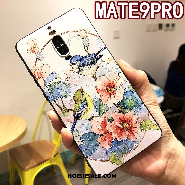 Huawei Mate 9 Pro Hoesje Hanger Bescherming Blauw Hoes Zacht Kopen