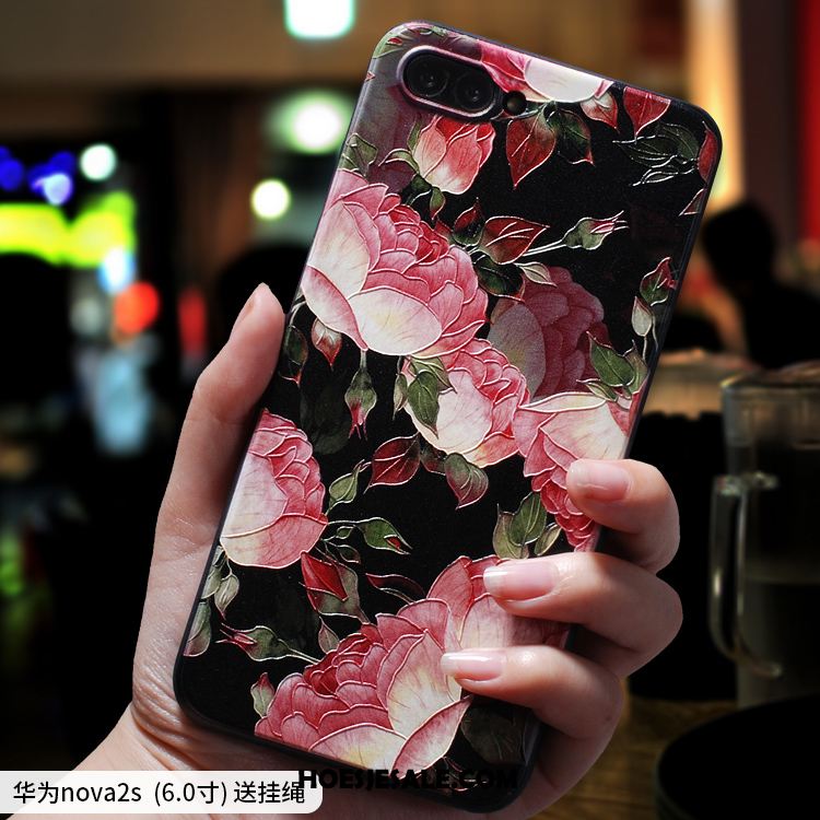 Huawei Nova 2s Hoesje Zwart Zacht Nieuw All Inclusive Trendy Merk Kopen