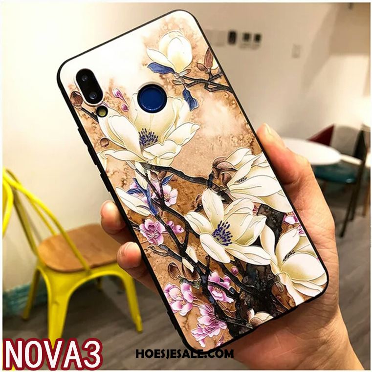 Huawei Nova 3 Hoesje Hoes Vers Bloemen All Inclusive Mini Goedkoop