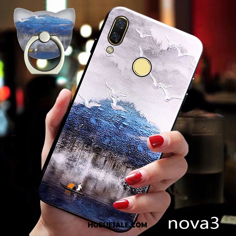 Huawei Nova 3 Hoesje Mobiele Telefoon Chinese Stijl Anti-fall Trend Scheppend Korting