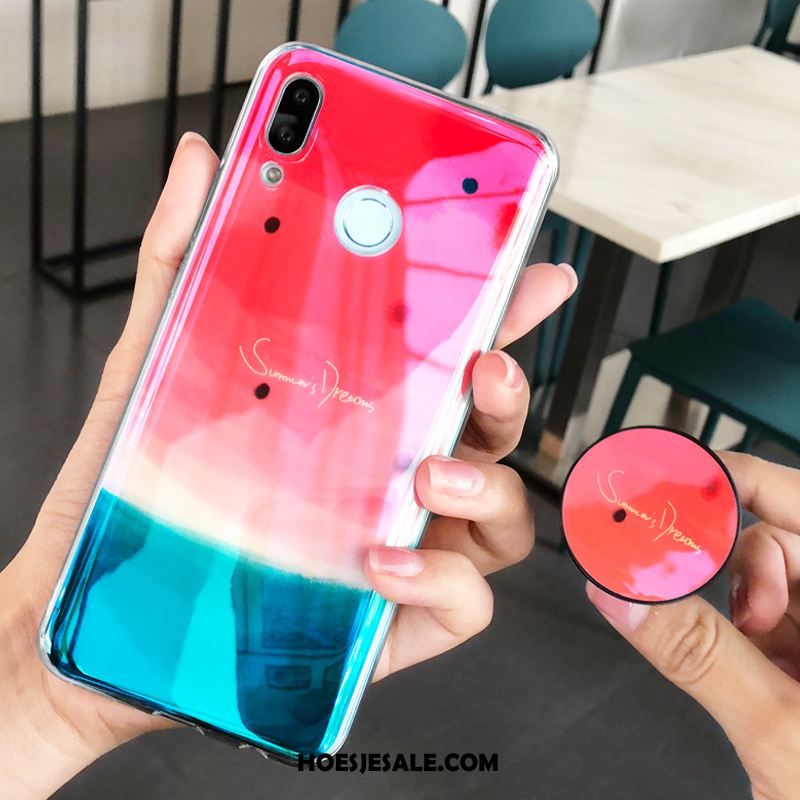 Huawei Nova 3e Hoesje Anti-fall Scheppend Siliconen Rood All Inclusive Sale