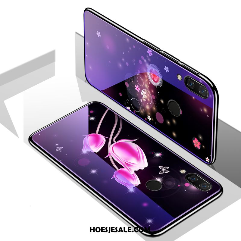 Huawei Nova 3i Hoesje Hoes Mobiele Telefoon Zacht Blauw Purper Korting