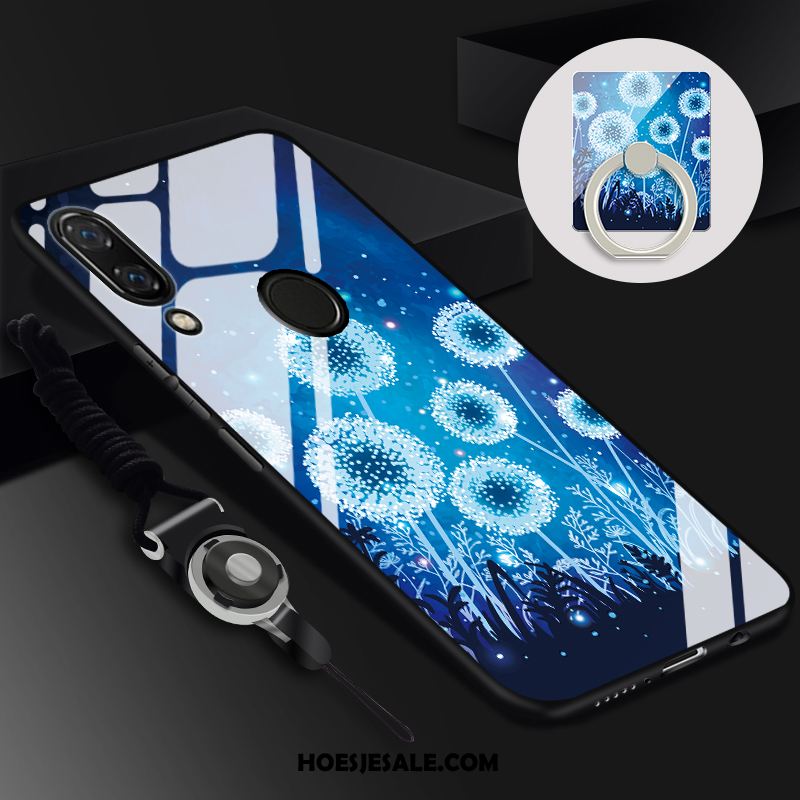 Huawei Nova 3i Hoesje Skärmskydd Spiegel Blauw Tempereren Mobiele Telefoon Korting