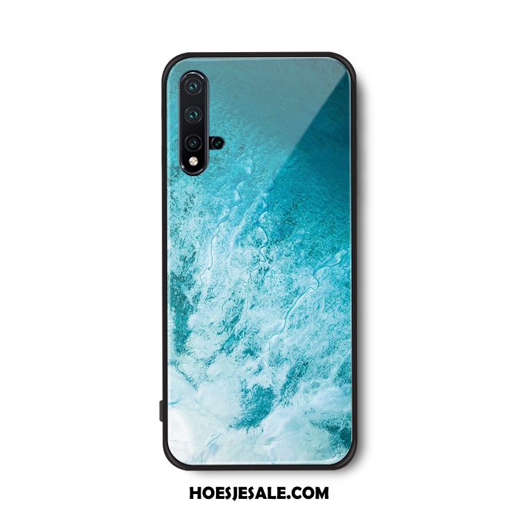 Huawei Nova 5t Hoesje Net Red Kunst Blauw All Inclusive Wind Kopen