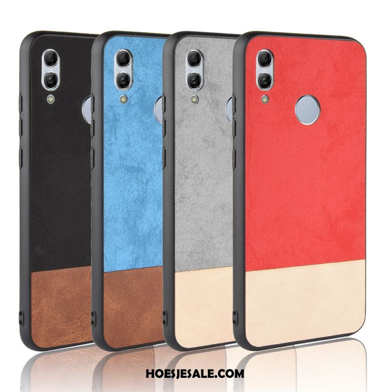 Huawei P Smart 2019 Hoesje Denim Anti-fall Bescherming Mobiele Telefoon Hoes Goedkoop