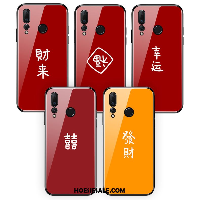 Huawei P Smart+ 2019 Hoesje Kunst Lucky Rijkdom Mobiele Telefoon Vers Korting