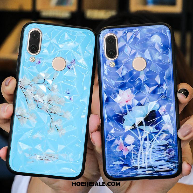 Huawei P Smart 2019 Hoesje Trend Blauw Anti-fall Bescherming Mobiele Telefoon Goedkoop