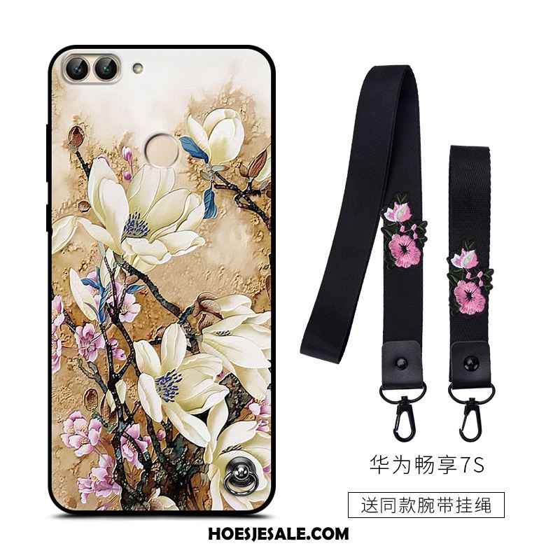 Huawei P Smart Hoesje Hanger All Inclusive Anti-fall Trend Schrobben Kopen