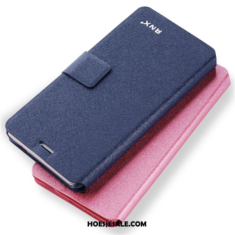 Huawei P Smart Hoesje Leren Etui Blauw Clamshell Bescherming Mobiele Telefoon Sale