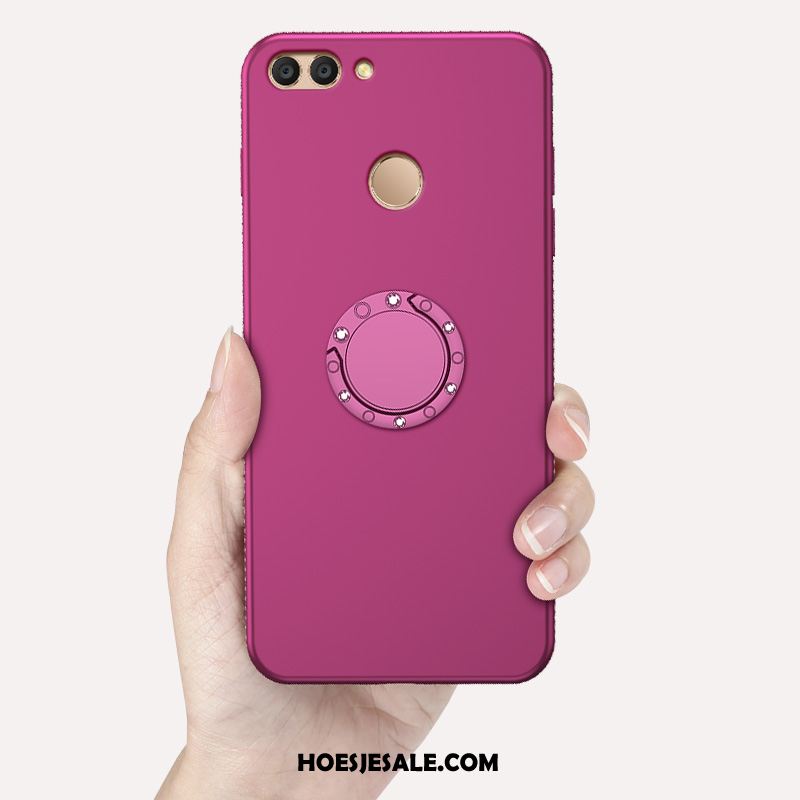 Huawei P Smart Hoesje Purper Bescherming Schrobben Anti-fall Trend Sale