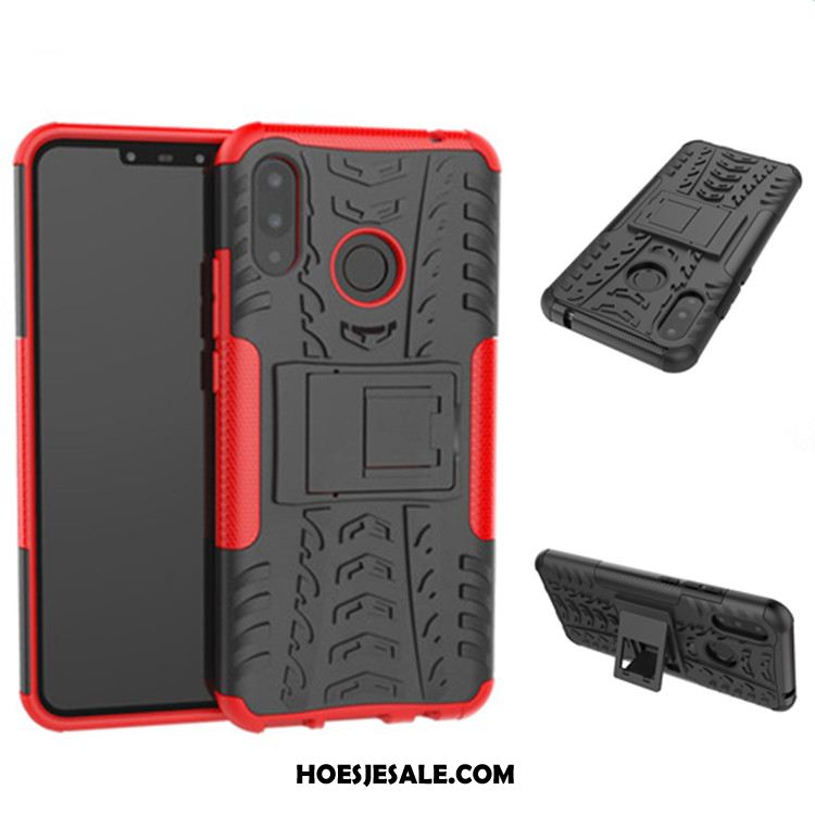 Huawei P Smart+ Hoesje Rood Mobiele Telefoon All Inclusive Ondersteuning Hoes Kopen