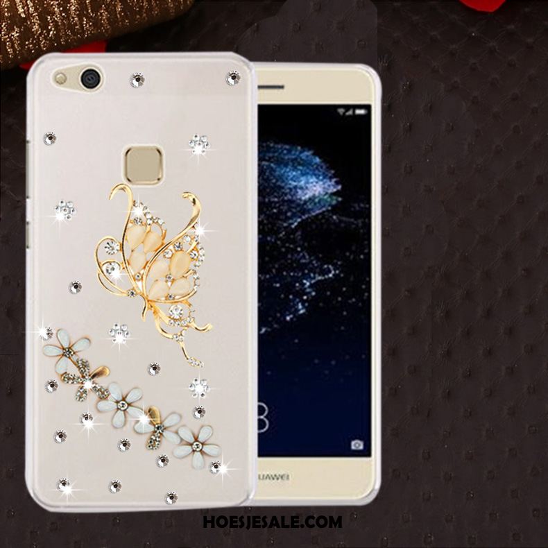 Huawei P10 Lite Hoesje Mobiele Telefoon Doorzichtig Met Strass Hoes Zacht Korting