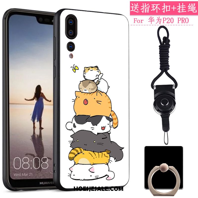 Huawei P20 Hoesje Mobiele Telefoon Spotprent All Inclusive Zacht Anti-fall Korting