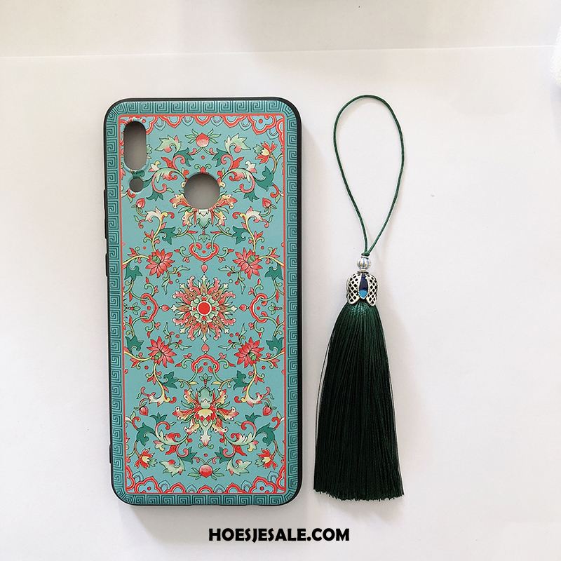 Huawei P20 Lite Hoesje Vintage Groen Paleis Wind Mobiele Telefoon Online