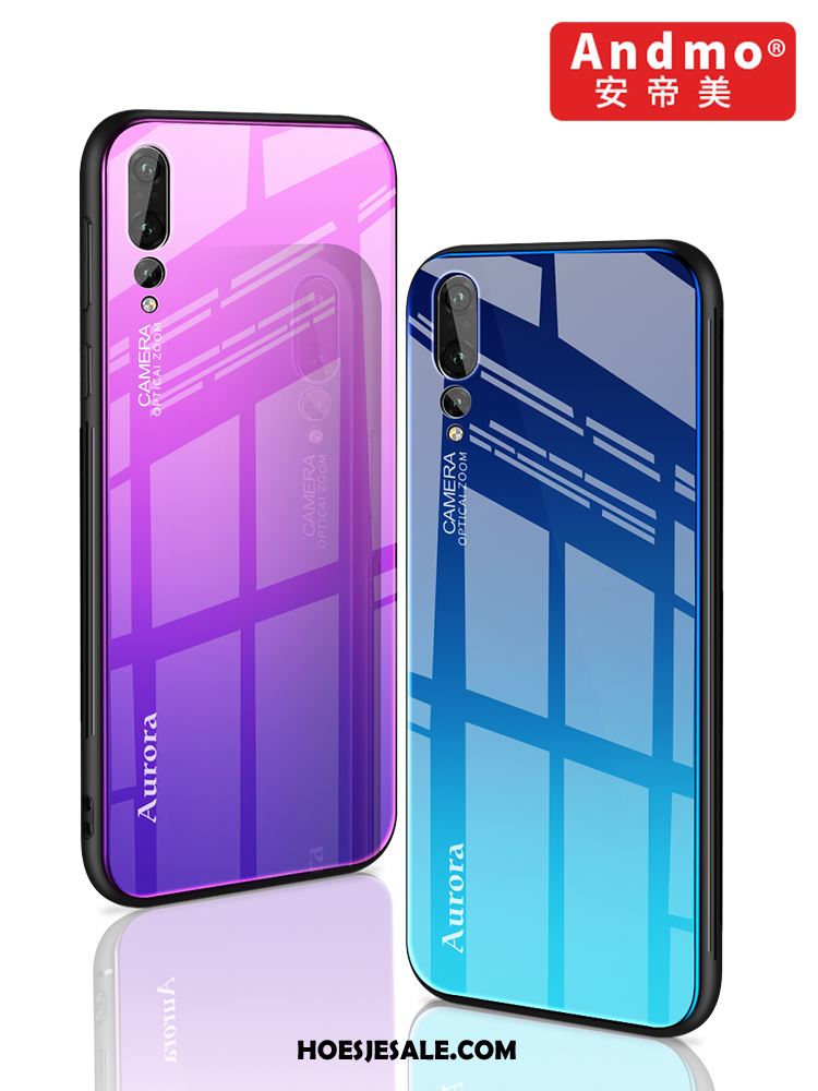 Huawei P20 Pro Hoesje All Inclusive Purper Nieuw Gehard Glas Mobiele Telefoon Online