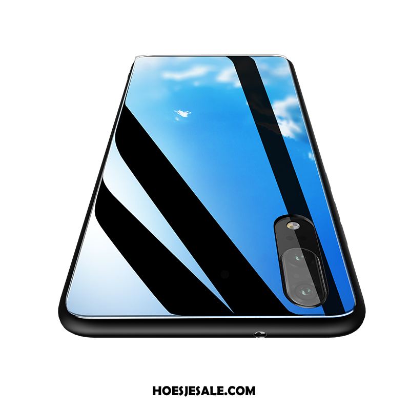 Huawei P20 Pro Hoesje Glas Blauw Mobiele Telefoon High End Persoonlijk Korting