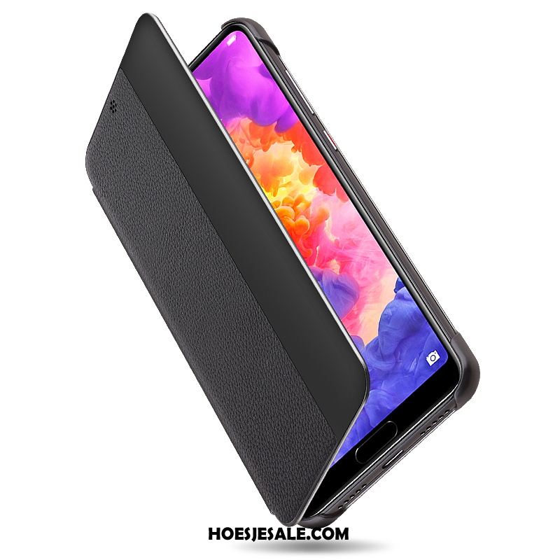 Huawei P20 Pro Hoesje Mobiele Telefoon Folio Hoes Anti-fall Zwart Online