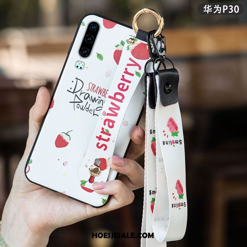 Huawei P30 Hoesje Wit Scheppend Vers Kunst Mobiele Telefoon Sale