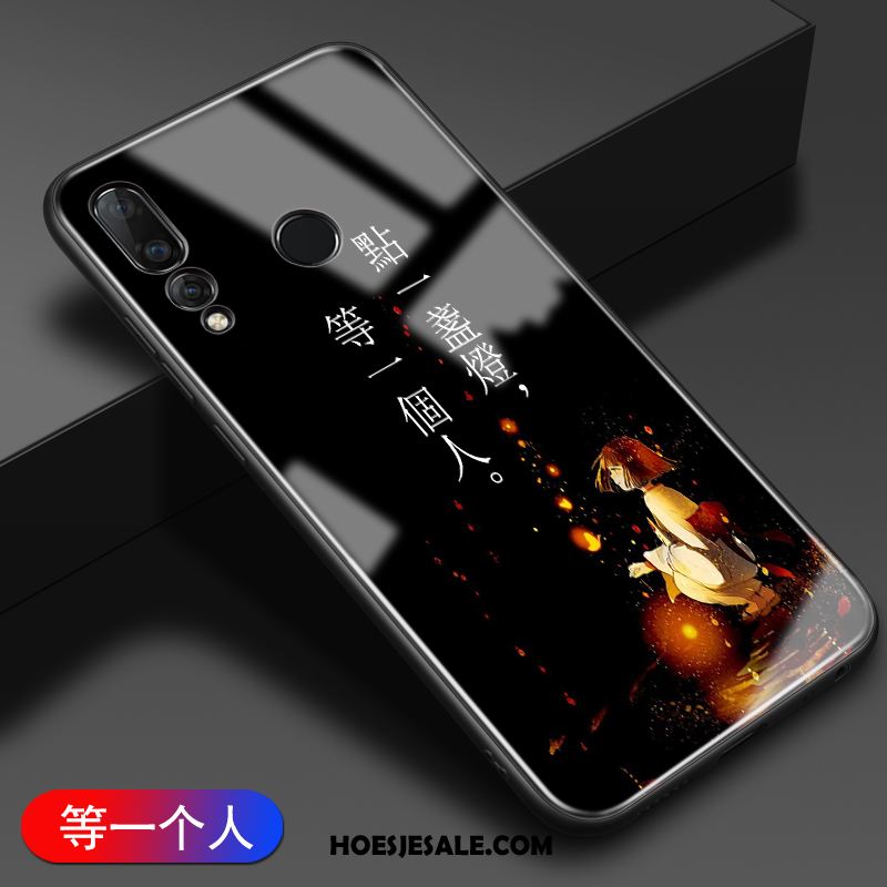 Huawei P30 Lite Hoesje All Inclusive Scheppend Glas Zacht Zwart Sale