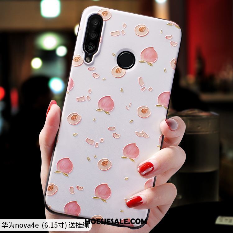 Huawei P30 Lite Hoesje Siliconen Mobiele Telefoon All Inclusive Roze Trend Sale