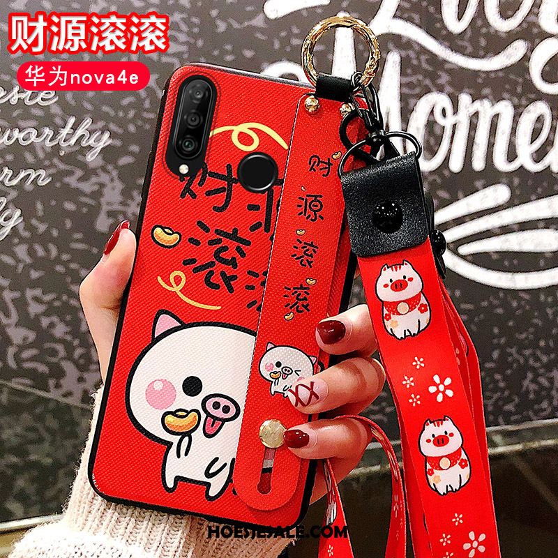 Huawei P30 Lite Hoesje Spotprent Scheppend Anti-fall Trend Hanger Korting