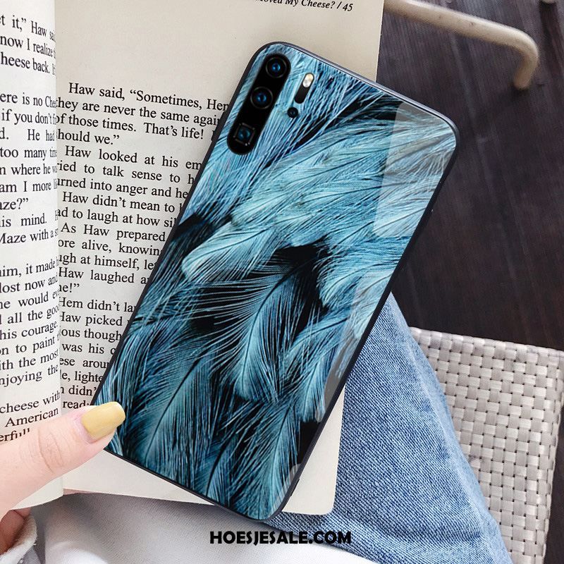 Huawei P30 Pro Hoesje Gehard Glas Wind Spiegel Anti-fall All Inclusive Online