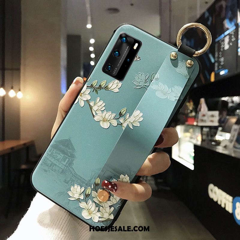 Huawei P40 Pro Hoesje Wind All Inclusive Hoes Mobiele Telefoon Blauw Sale