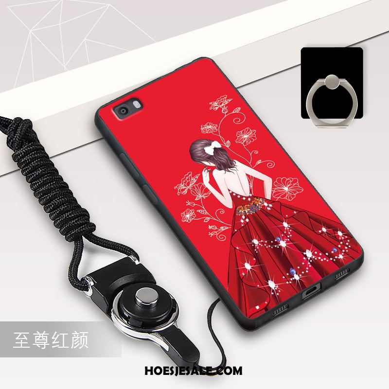 Huawei P8 Lite Hoesje Jeugd Rood Mobiele Telefoon Trend Schrobben Kopen