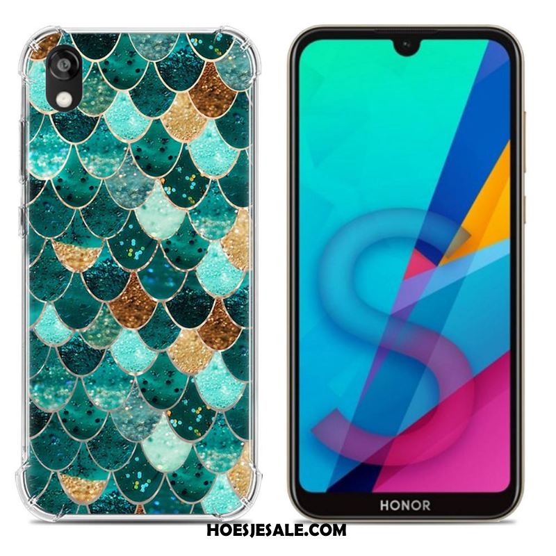 Huawei Y5 2019 Hoesje Anti-fall Groen Trend Zacht Hoes Online